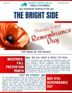 🌟#TheBrightSide has a new issue!☄️Highlights this month include #FallPreventionMonth, #Movember and our #GivingTuesdayCampaign🫶You can view, download and share the #MonthlyNewsletter on our website: https://sndmow.com/our-community/newsletter/#surreynorthdeltamow #sndmow #surreybc #mealsonwheels #morethanjustameal #mealsforseniors #communityservice #serviceforseniors #likefollowsharecomment