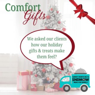 ⏰Only 5 days, 7 hours and 53 minutes until #GivingTuesday!🫶We are so happy a few of our clients were willing to share their thoughts regarding our holiday #ComfortGifts with our followers...
It seems like a small thing but to many of our clients it's a HUGE gesture and can make all the difference during a lonely holiday season!💚Your contribution to our Comfort Gifts Campaign helps us to continue making this gesture, as inflation has made this act of kindness a hardship for our organization. We thank you in advance for your support❤️ (Link in Bio) https://www.zeffy.com/en-CA/peer-to-peer/holiday-gifts-of-comfort