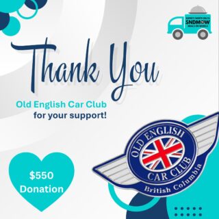 📣Shout out to the @oldenglishcar for their generous and thoughtful donation! We are so grateful for your continued consideration and support🫶The donations we received from your club this year have helped fund our #SponsorASenior program which allows us to offer our meals at a reduced cost for those struggling to put a roof over their heads and food in their bellies!Without community donations, we don't have enough funding to offer our #MealSubsidy program, Sponsor a Senior. A heartfelt thank you to your members💟#surreynorthdeltamow #sndmow #surreybc #mealsonwheels #morethanjustameal #mealsforseniors #communityservice #serviceforseniors #likefollowsharecomment #communitysupport