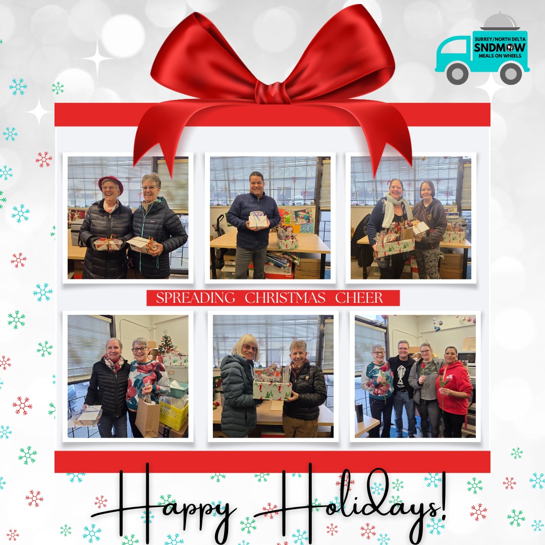 🎅Our "Christmas Elves" were out spreading cheer this week...
Bringing our Holiday #ComfortGifts to each and every client💝
A special thank you to #AngelsOnTheMove for providing gifts and treats for our clients and their pets. We appreciate your annual consideration and contributions!🌹Our staff was surprised to each receive a long-stemmed rose from one of our amazing volunteers this morning!🎄Our volunteers also received appreciation gifts this week, just a little something from SNDMOW to show our appreciation for every one of them... Without them, there would be no us🫶#surreynorthdeltamow #sndmow #surreybc #mealsonwheels #morethanjustameal #mealsforseniors #communityservice #serviceforseniors #likefollowsharecomment #volunteerappreciation