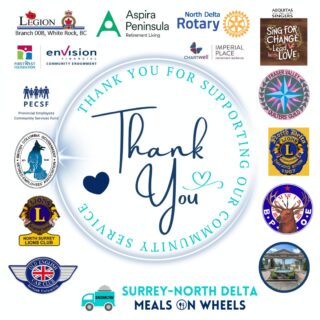 🎉We want to wish you all a very #HappyNewYear!💝We would also like to take this opportunity to thank all of our 2025 donors for their contributions to our charity this year. Please know that without the support from our community, our important community service would not be able to operate. We rely on these donations not only for our general expenses, but also to offer our #MealSubsidy program, #SponsorASenior, which is funded only by the community! 🫶THANK YOU ALL FOR YOUR SUPPORT!#surreynorthdeltamow #sndmow #surreybc #mealsonwheels #morethanjustameal #mealsforseniors #communityservice #serviceforseniors #likefollowsharecomment #communitysupport