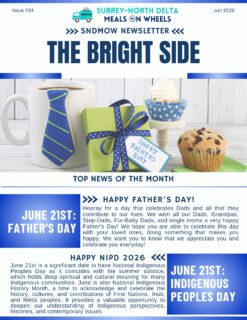 🌞Our newest issue of #TheBrightSide is ready and posted on our website!☄️Highlights this month include Indigenous Peoples Day, Seniors Week, Elder Abuse Awareness Day and Volunteer Anniversaries!You can download this issue, and past issues, on our website: https://sndmow.com/our-community/newsletter/Happy Reading🥰