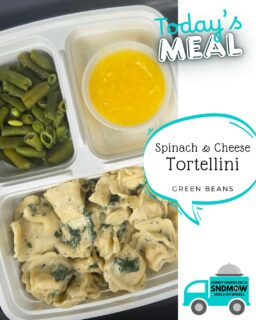 Today we served our Spinach & Cheese Tortellini with green beans, soup of the day and dessert. A newer meal on our spring menu that our clients are enjoying. Check out all our meals on our website: https://sndmow.com/our-service/menu/Here is our menu for next week. We can't believe September is here already!#surreynorthdeltamow #sndmow #surreybc #mealsonwheels #morethanjustameal #mealsforseniors #communityservice #serviceforseniors