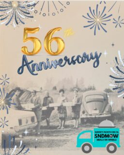 🎉Today is our 56th Anniversary serving the Surrey community!💟Our organization was started as not only a nutritional and therapeutic service, but as a preventative service as well. We are proud to provide adequate nutrition, accommodating the complicated diets of our clientele, and relief from isolation and loneliness to 120+ seniors, disabled, homebound, & health-compromised residents.✅Without our important community service, including proper nutrition and daily check-ins, the health of these residents would decline, which would place even more stress on our medical and emergency services and the expense for their care would be far greater than the funding we receive.💯We have survived many challenges over the years, and even though things look different now, our mission remains the same ~ helping seniors remain safe and healthy in their own homes!🫶