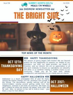 🎃The October issue of the #TheBrightSide has been posted on our website! @followers☄️Highlights this month include Giving Thanks, #NationalSeniorsDay, #BreastCancerAwarenessMonth, and our Holiday #GiftsofComfort Campaign.✅You can view, download or subscribe to our monthly newsletter on our website(Link in Bio): https://sndmow.com/our-community/newsletter/